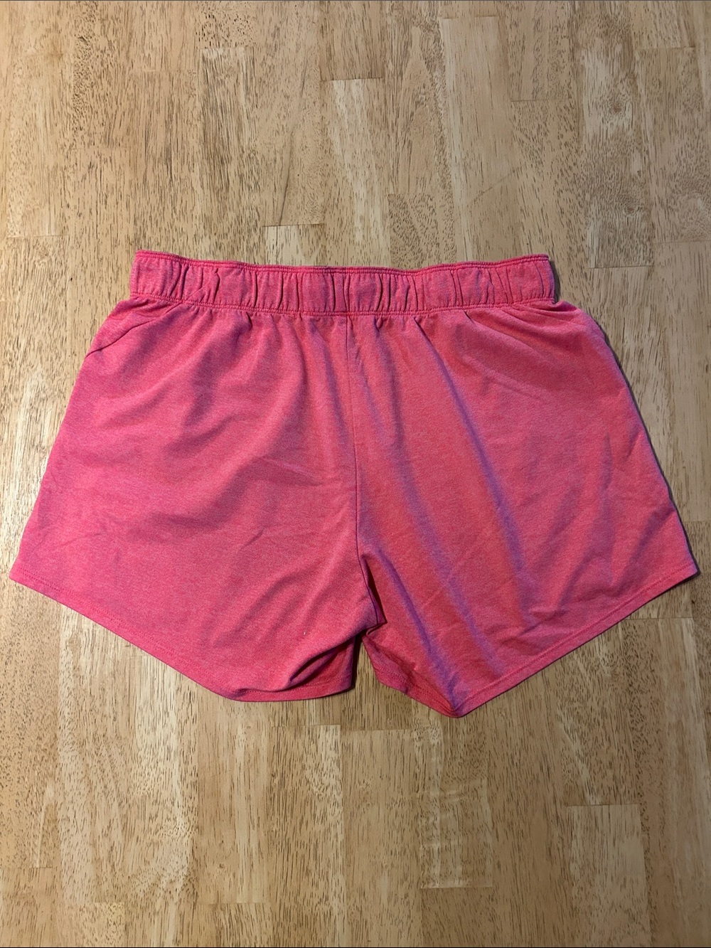 Nike Women's Coral-Pink Athletic Shorts with Swoosh - Picture 6 of 7